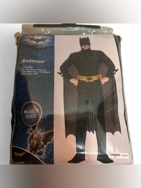 Batman Kids Superhero Costume in Black and Gold